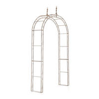 ROSENBOGEN Metall Antik Braun - Braun, Metall (147/264/37cm) - CLP