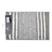 BADEMATTE Zac Grau 60/40/1.5 cm Textilien - Grau, Textil (40/60cm) - Mondex