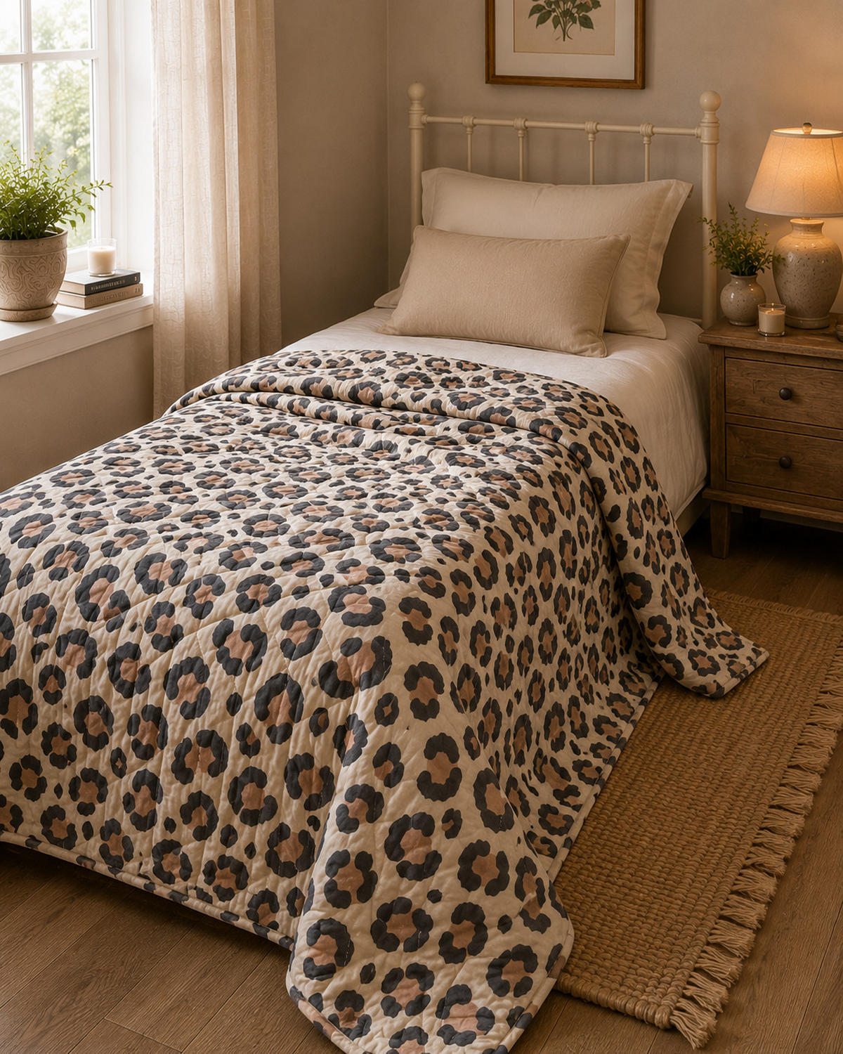 WOHNDECKE Baumwolle 135x180 cm Quilt-Optik – Gesteppt, Weich & Modern - Multicolor, Naturmaterialien (135/180cm) - AU Maison