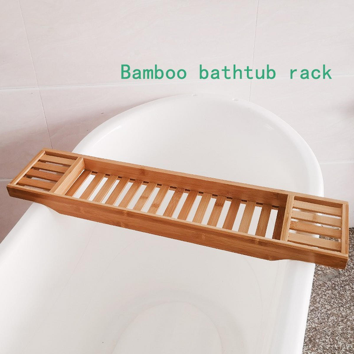 BADEWANNENABLAGE,BAMBUS, 70 × 14,5 × 5 cm - Dunkelbraun, Holz (14.5/4/70cm) - Weltevree