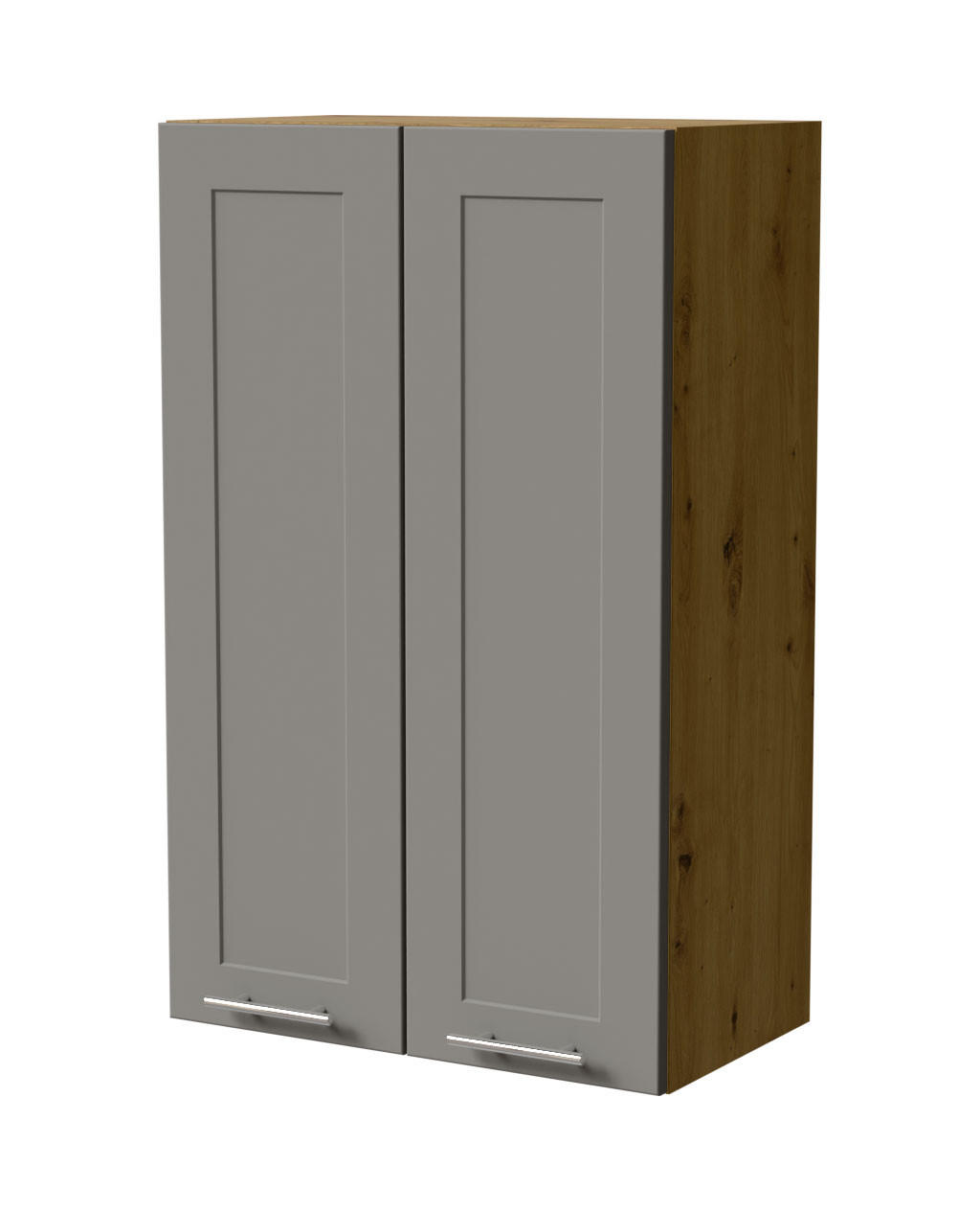 HÄNGESCHRANK Oslo W4/60 Eiche Artisan / Dust Grey Matt 60 / 32,5 / 96cm - Eiche Artisan/Grau, Holz/Holzwerkstoff (60/96/32.5cm) - Feldmann-Wohnen