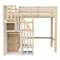 HOCHBETT Massivholz 90/200 cm Holz - Ahornfarben, Holz - Raumix