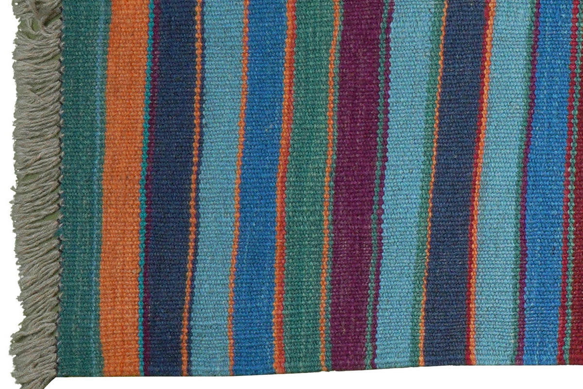 HANDWEBTEPPICH Kelim Gashgai Mehrfarbig 194/57 cm Schurwolle - Multicolor, Textil (57/194cm) - Looma