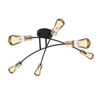 DECKENLEUCHTE Metall Messing antik - Messingfarben, Metall (70/70/26cm)