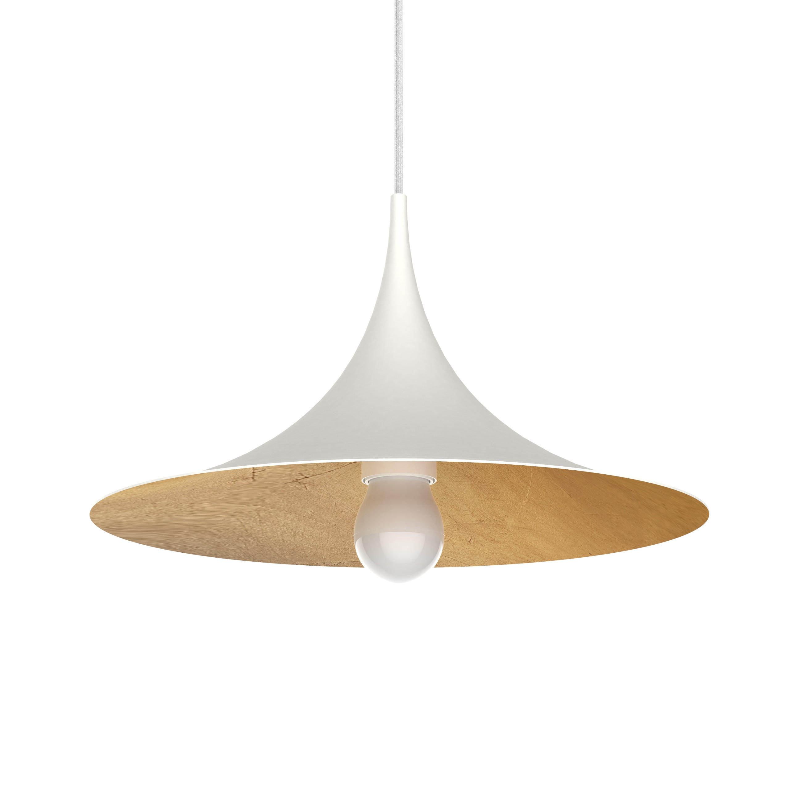 HÄNGELEUCHTE - Goldfarben, Metall (33/33/16cm) - Lumicom