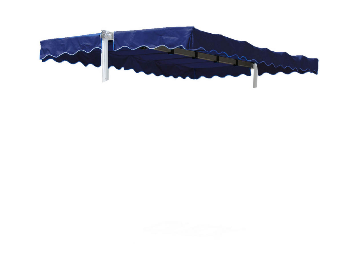 ERSATZDACH Markise Dubai 375x225 cm Blau - Blau, Textil (375/1/225cm) - QUICK STAR
