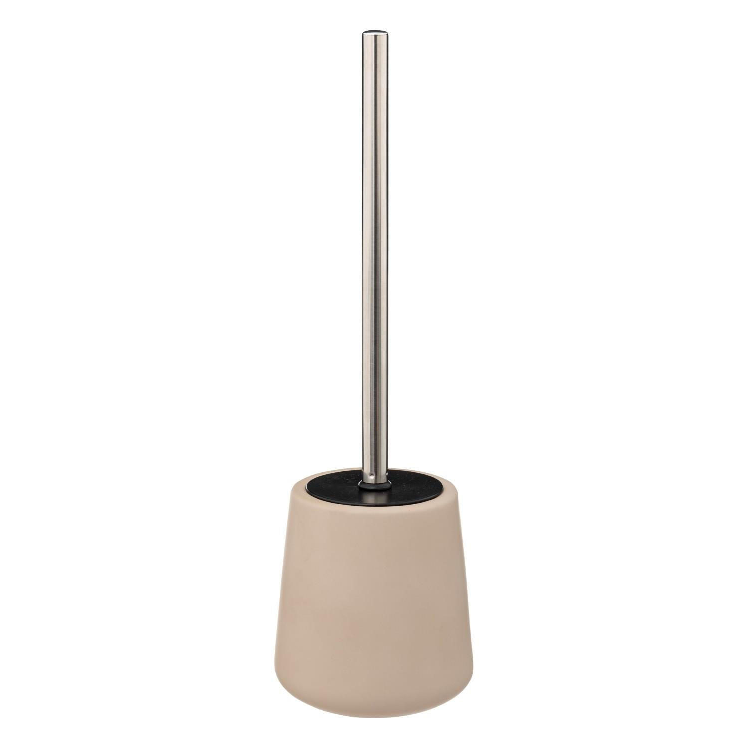 WC-BÜRSTE mit Keramikbehälter Cocon 12/12/40 cm - Beige, Keramik (12/40/12cm) - 5five Simply Smart