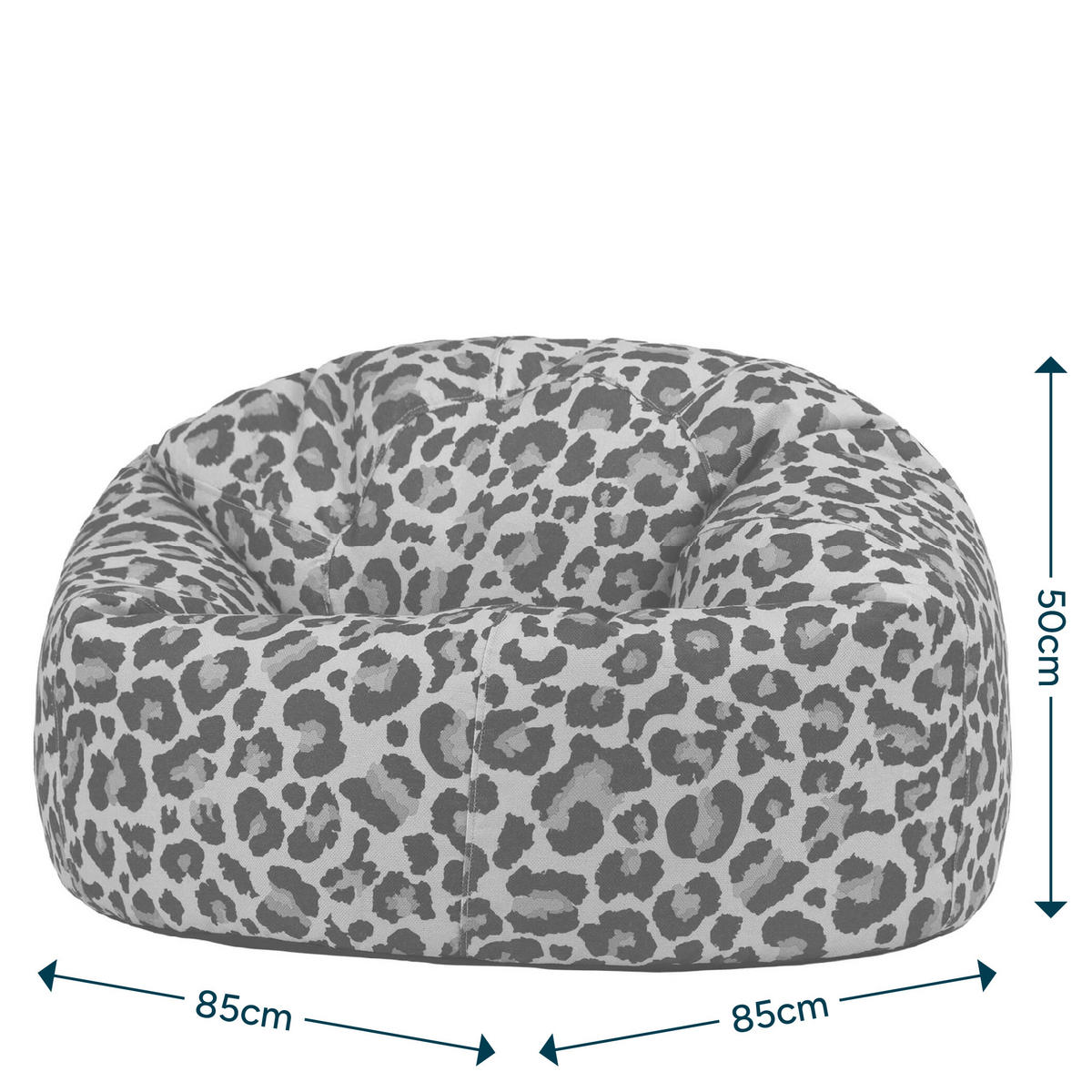 SITZSACK Kingston Leopard - Multicolor, Textil (85/50/85cm) - icon