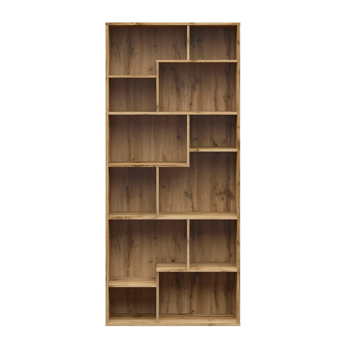 BÜCHERREGAL Edwin Holz - Braun, Holzwerkstoff (87.5/197/33.5cm) - Petits-meubles