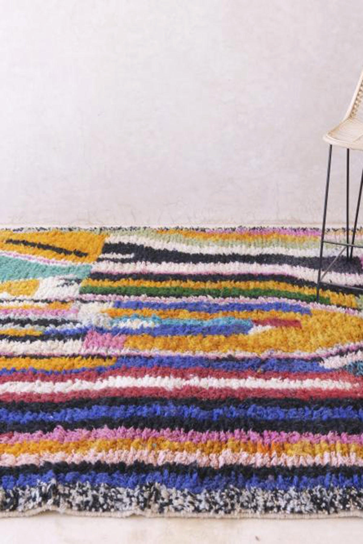 BERBERTEPPICH aus Marokko aus reiner Wolle mehrfarbig - Multicolor, Naturmaterialien (195/301cm) - AFK Living