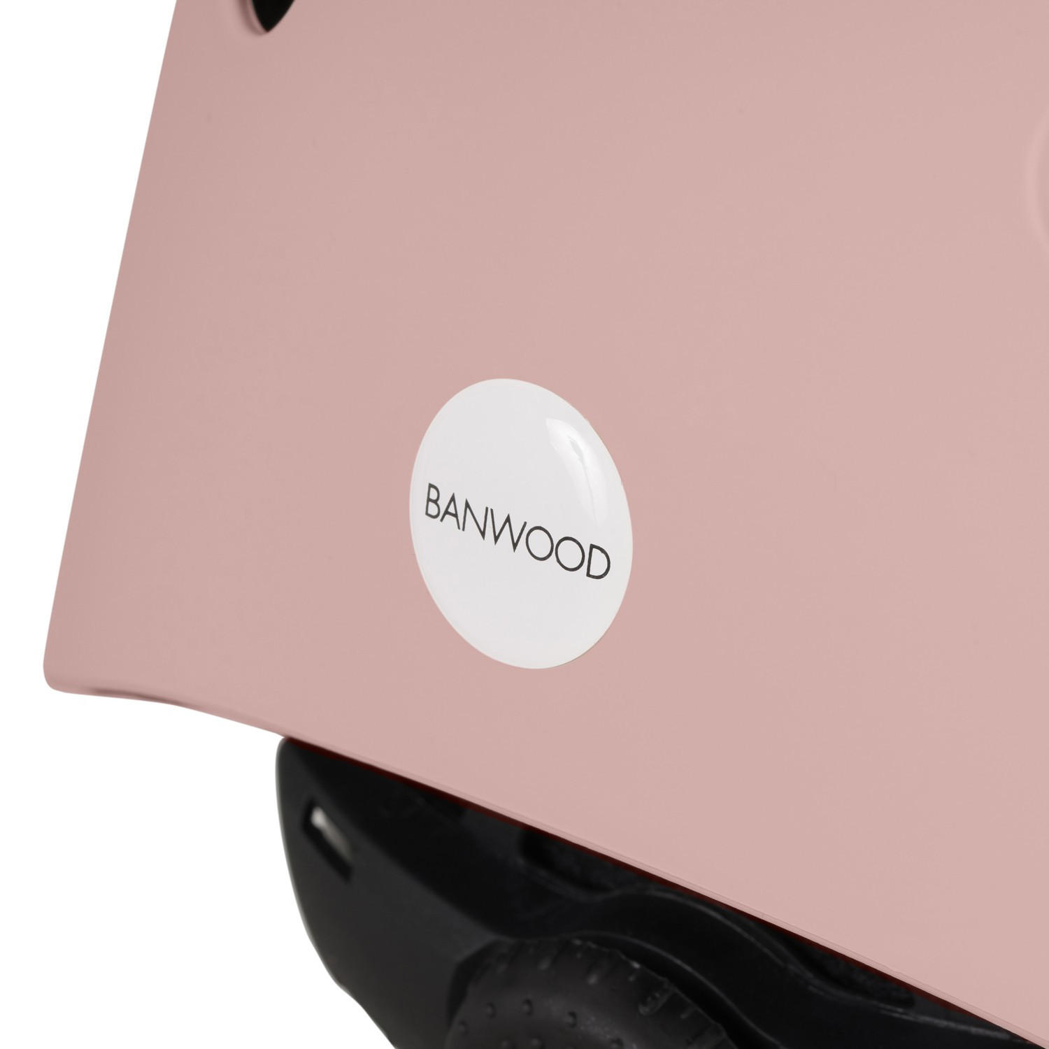 HELM für Kinder aus ABS-Recyclingmaterial, ab 3 Jahren, Staubige Rosa - Pink, Kunststoff (21/24cm) - Banwood