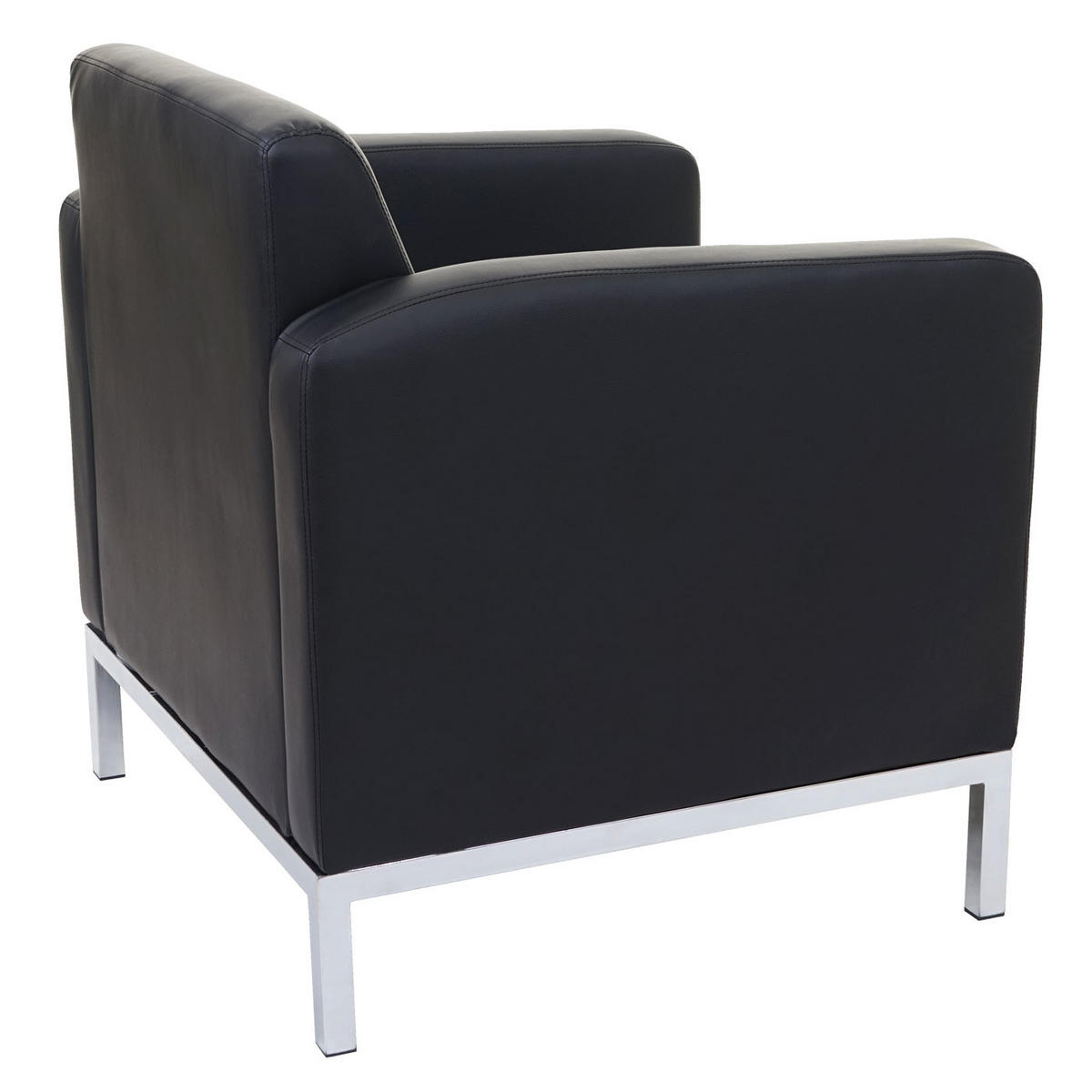 SESSEL ERWEITERBAR Schwarz - Schwarz, Textil (77/82/72cm) - MCW