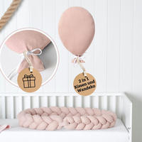 KISSEN Zierkissen Ballonkissen Kinderkissen Kinderzimmer Deko Wanddeko Ballon - Rosa, Textil (30/25cm) - nordic coast company