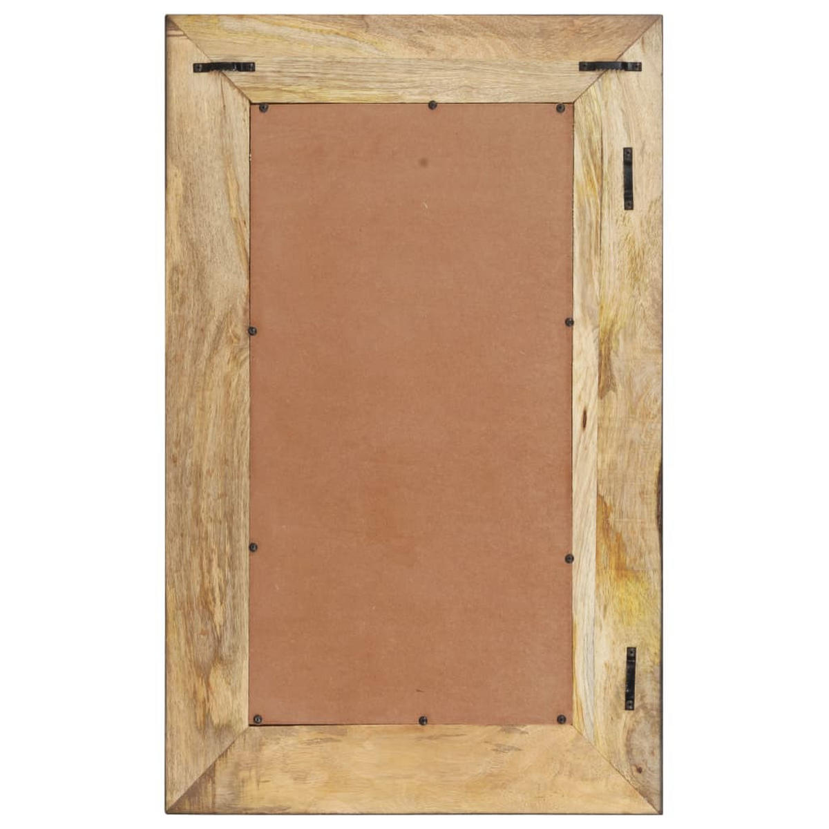 SPIEGEL 80x50 cm Mango Massivholz - Braun, Holz (50/2.5/80cm) - furnicato
