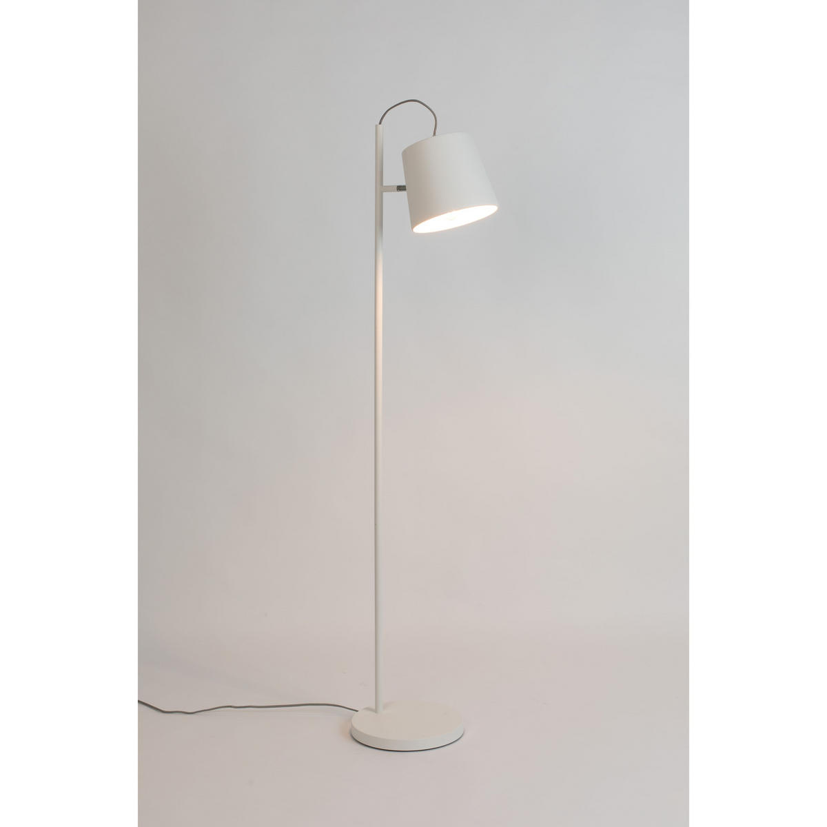 STEHLAMPE Buckle Head Weiß - Weiß, Metall (28/28/150cm) - Zuiver