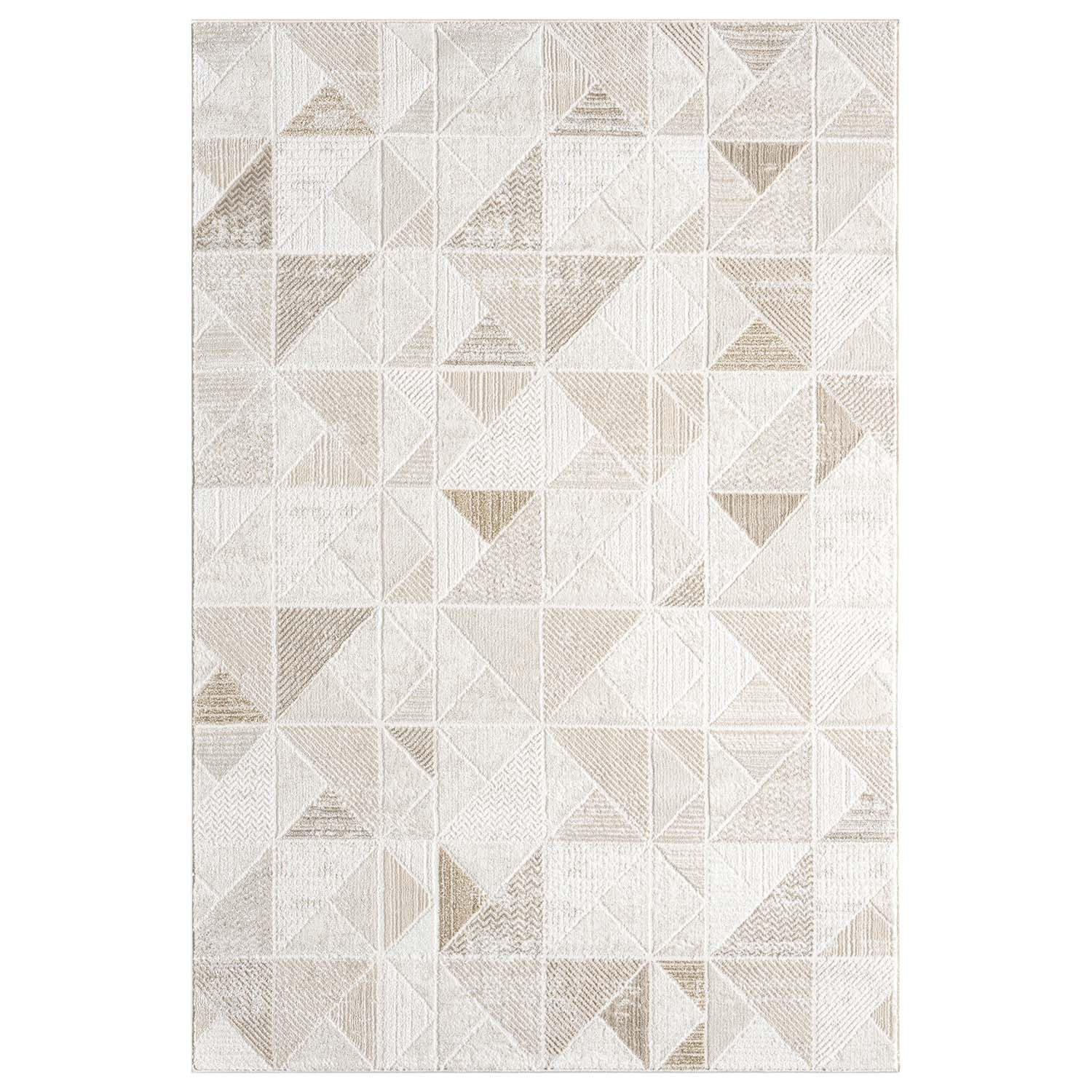KURZFLOR-TEPPICH Antik 231 Creme 160x230 cm - Creme, Textil (160/230cm) - carpet city