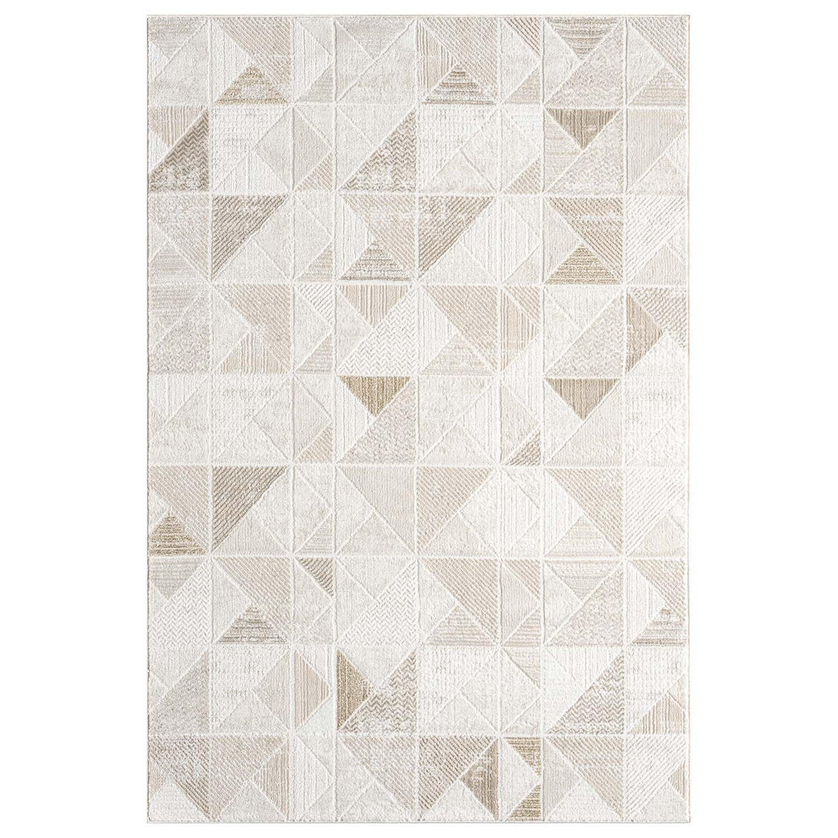 KURZFLOR-TEPPICH Antik 231 Creme 120x170 cm - Creme, Textil (120/170cm) - carpet city