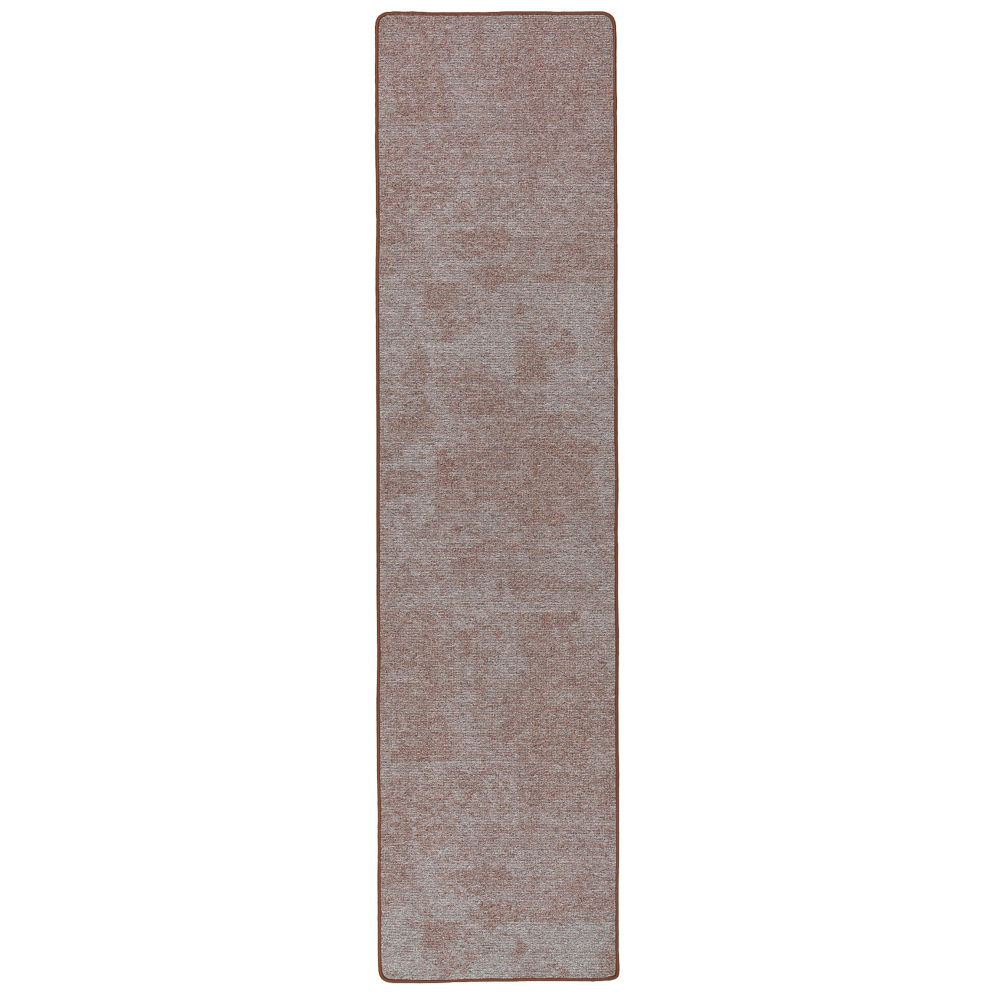 STREIFENBERBER TEPPICH LÄUFER LINES MELIERT - Braun/Grau, Textil (100/100cm) - Snapstyle