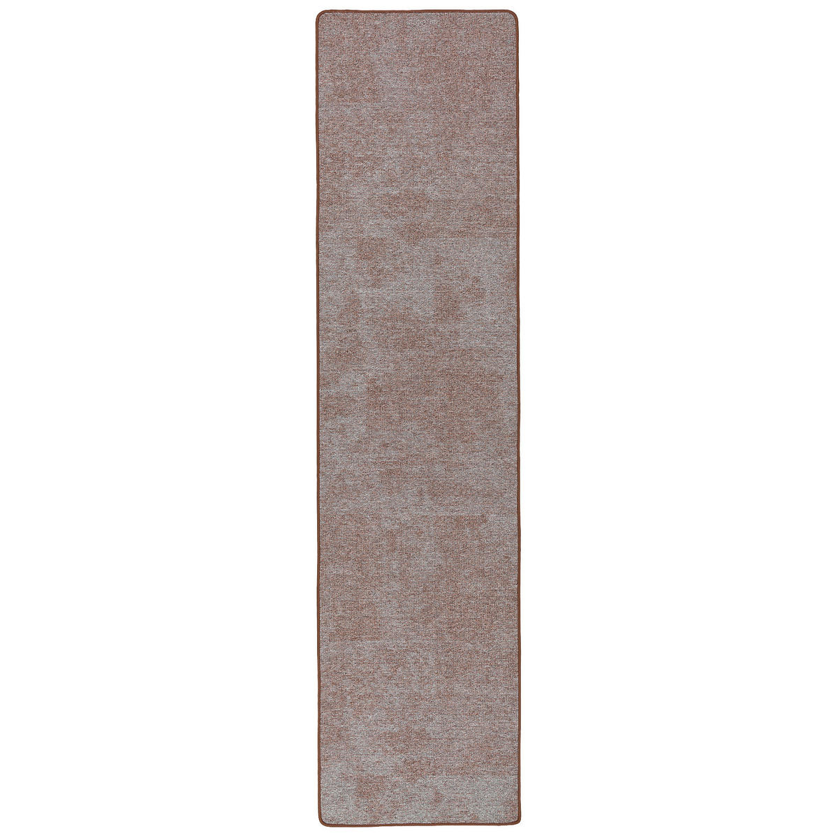 STREIFENBERBER TEPPICH LÄUFER LINES MELIERT - Braun/Grau, Textil (100/100cm) - Snapstyle