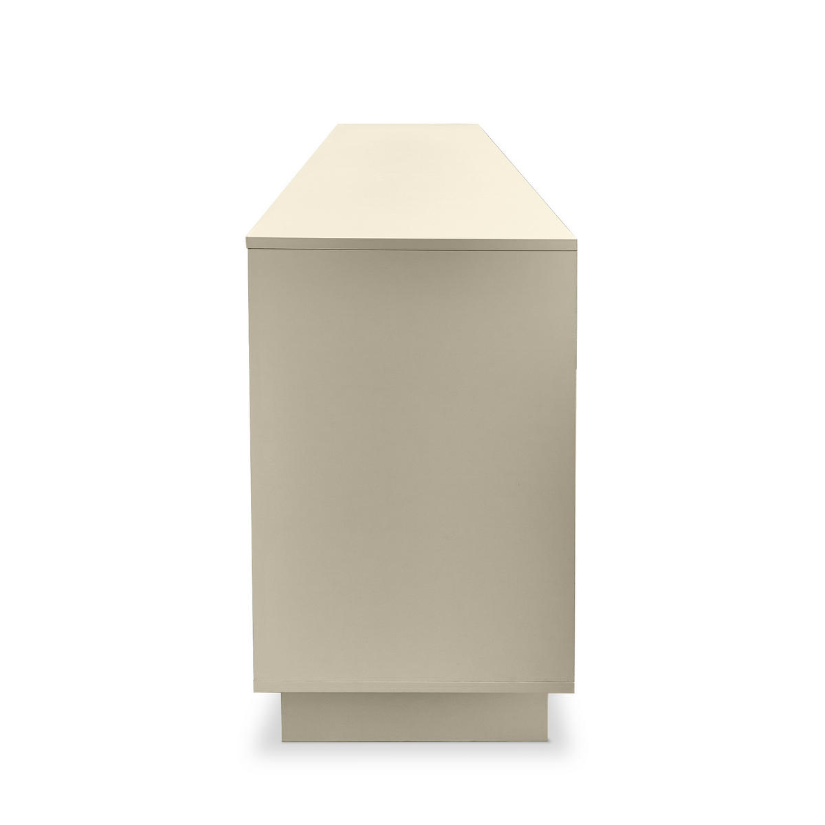 SIDEBOARD FLORA beige, 160 cm, 4 Türen, Melaminbeschichtung - Beige, Metall (160/78/40cm) - Sicaan