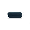POUF Torino aus strukturiertem Stoff marineblau - Blau, Textil (80/41/80cm) - Micadoni