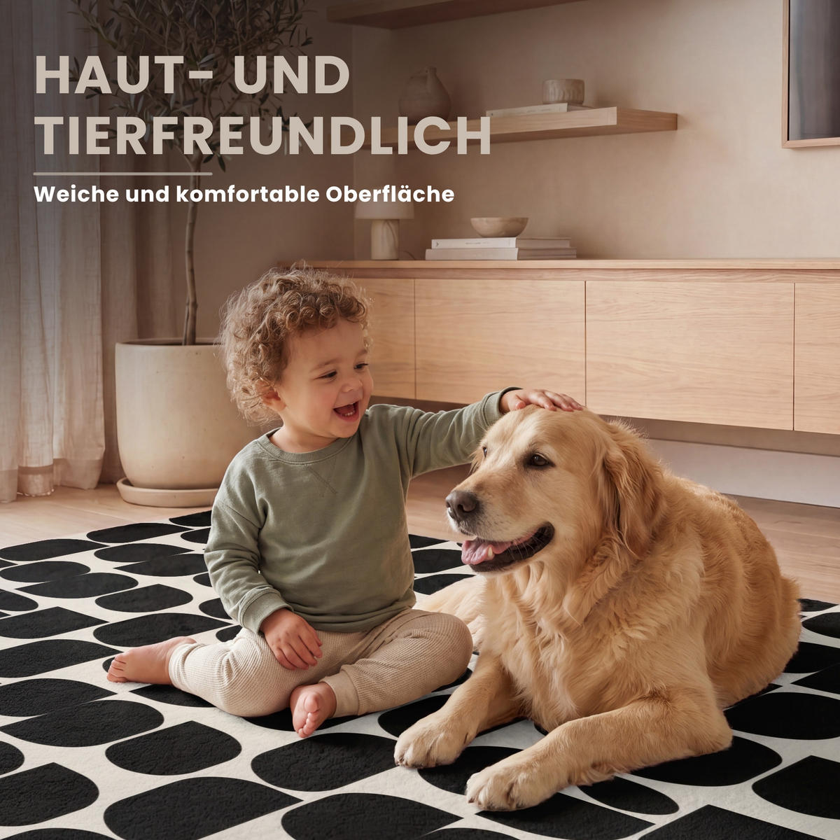 KOBERCE - Moderné - vzorované - čierne - 140x200 cm - čierna, textil/plast (140/0.4cm) - OnlyWow