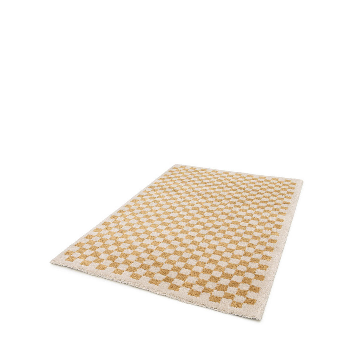 SCHACHBRETTMUSTER-TEPPICH - Laria - 200 cm x 290 cm - Gelb, Kunststoff (200/290cm) - Drawer