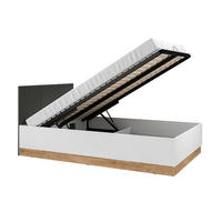 BOXBETT 120/200 Ronan Weiß - Weiß, Holzwerkstoff (120/200cm) - Petits-meubles