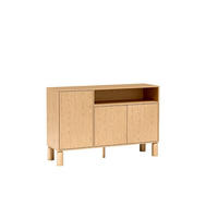 KOMMODE SABBIA 140/91,6/40,6cm mit Schubladen 3 Türen Eichefarben - Eichefarben, Holzwerkstoff (140/91.6/40.6cm) - MASSENO