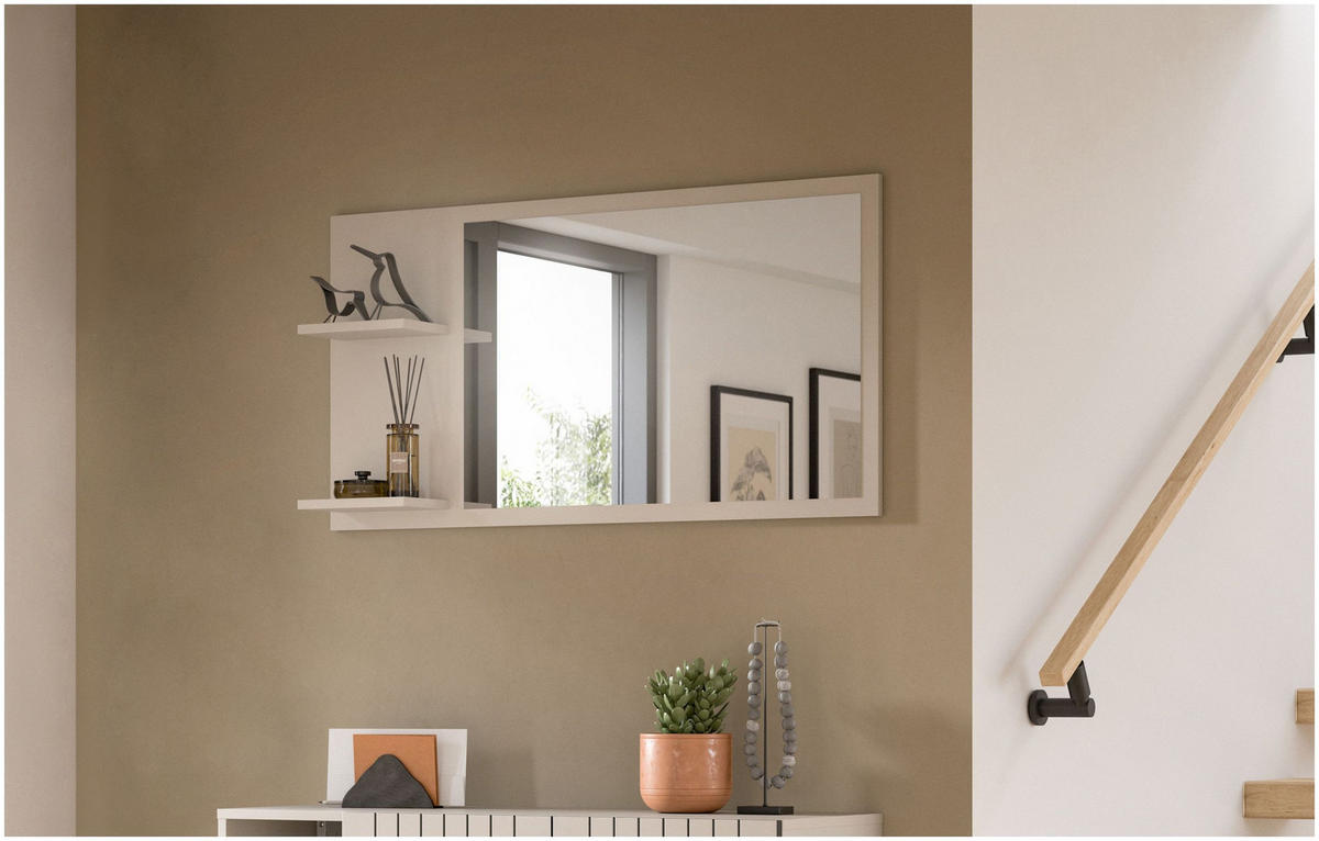 SPIEGEL Station Kaschmir Nachbildung - Kaschmir, Holzwerkstoff (106/55/16cm) - Xonox