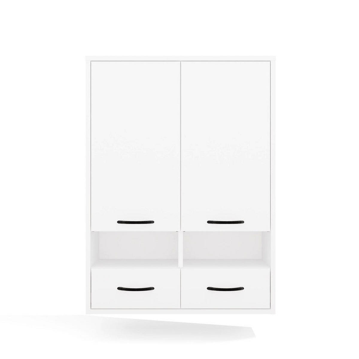WANDHÄNGESCHRANK Viva - Weiß, Holzwerkstoff (66/90/30cm) - kommodly