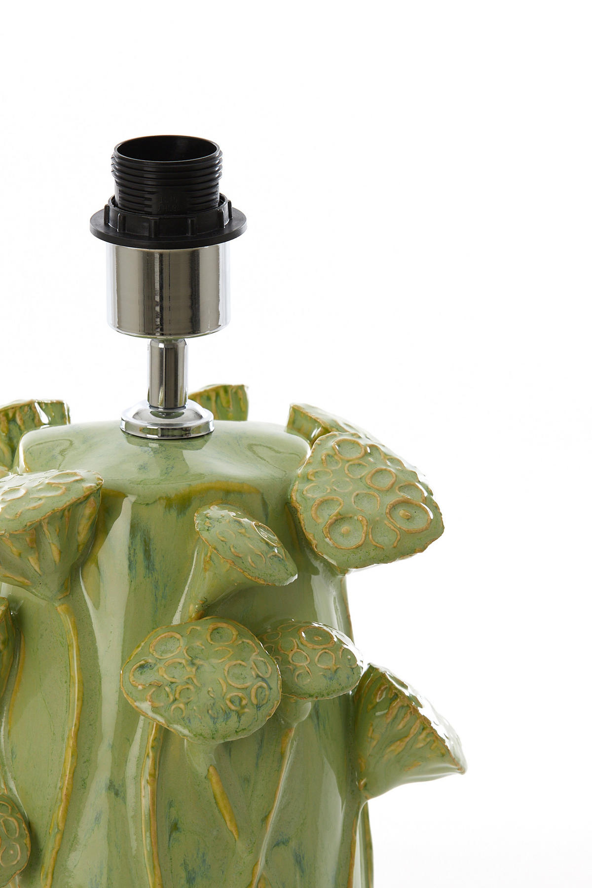 LAMPENFUSS Lavci Grün 22,5/21/32 cm - Grün, Keramik (22.5/21/32cm) - Light & Living