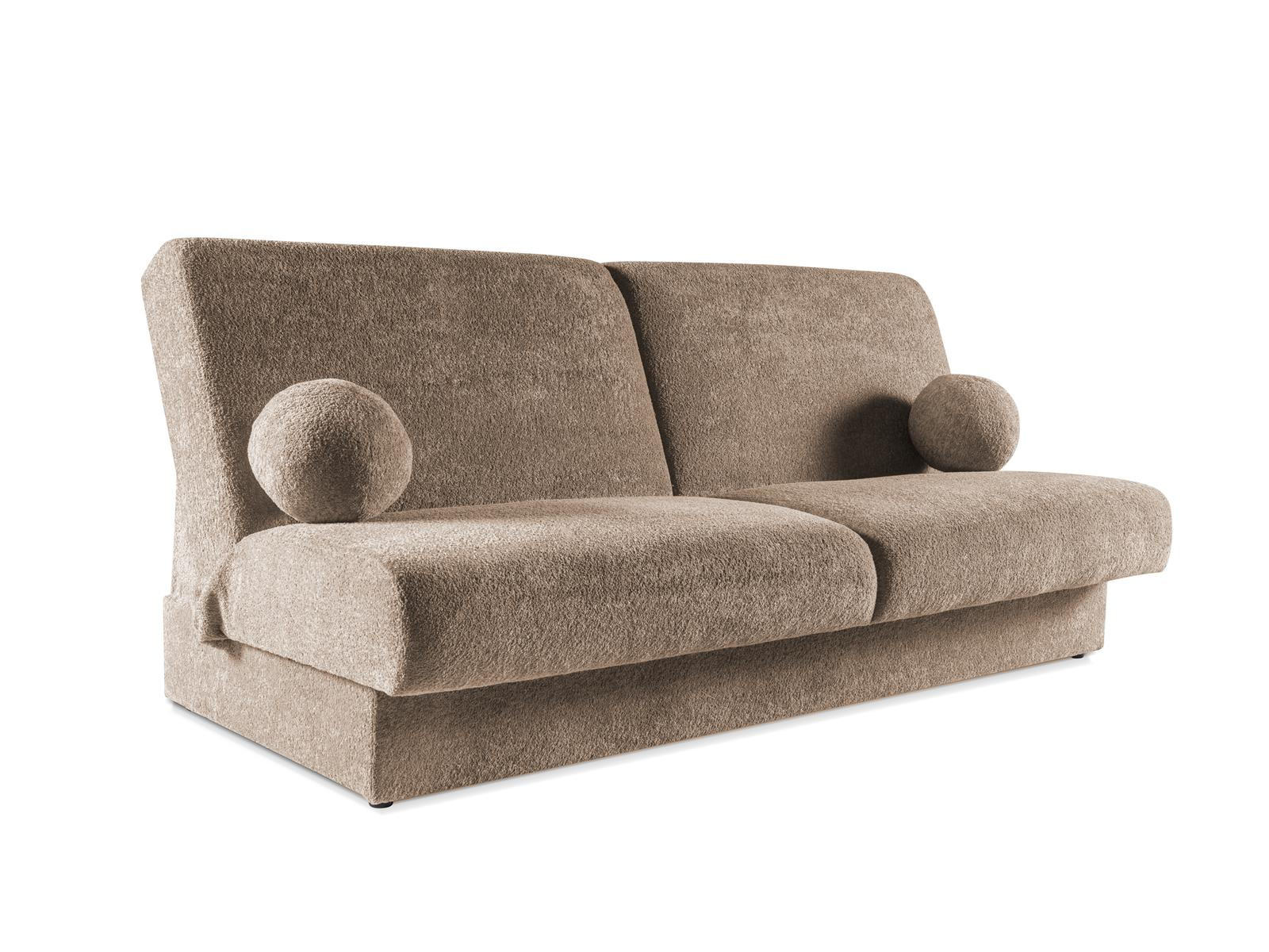 SOFA Berg Braun, mit Schlaffunktion und Bettkasten - Braun, Holzwerkstoff (199/91/91cm)
