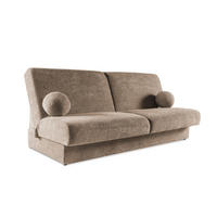 SOFA Berg Braun, mit Schlaffunktion und Bettkasten - Braun, Holzwerkstoff (199/91/91cm)