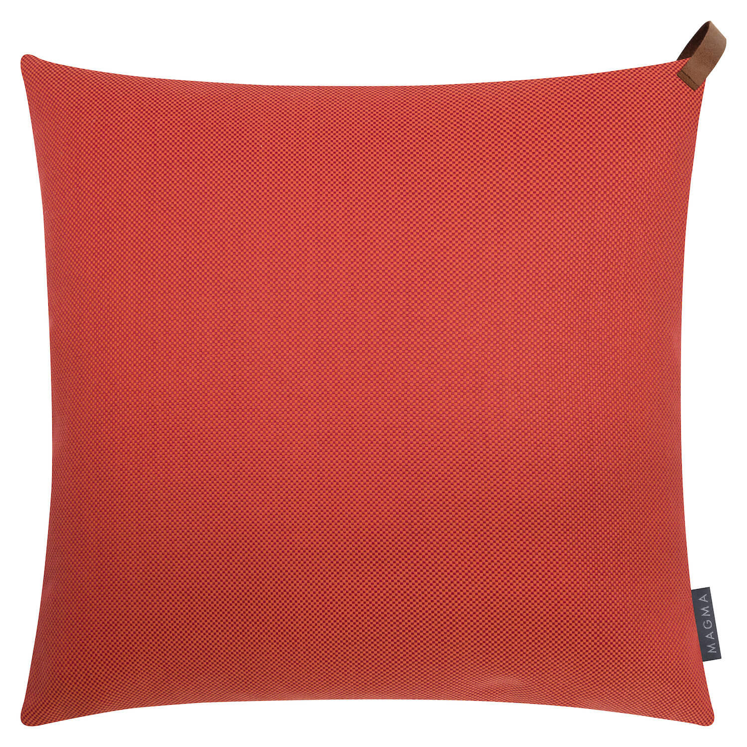 KISSENBEZUG Outdoor Das Sonnenplätzchen - Rot, Kunststoff (50/1cm) - Mokebo