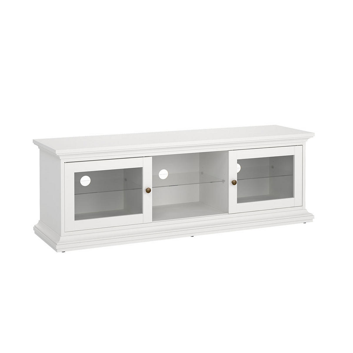 TV-ELEMENT Venedig Weiß 150/42/51 cm - Weiß, Holzwerkstoff (150/51/42cm) - ebuy24