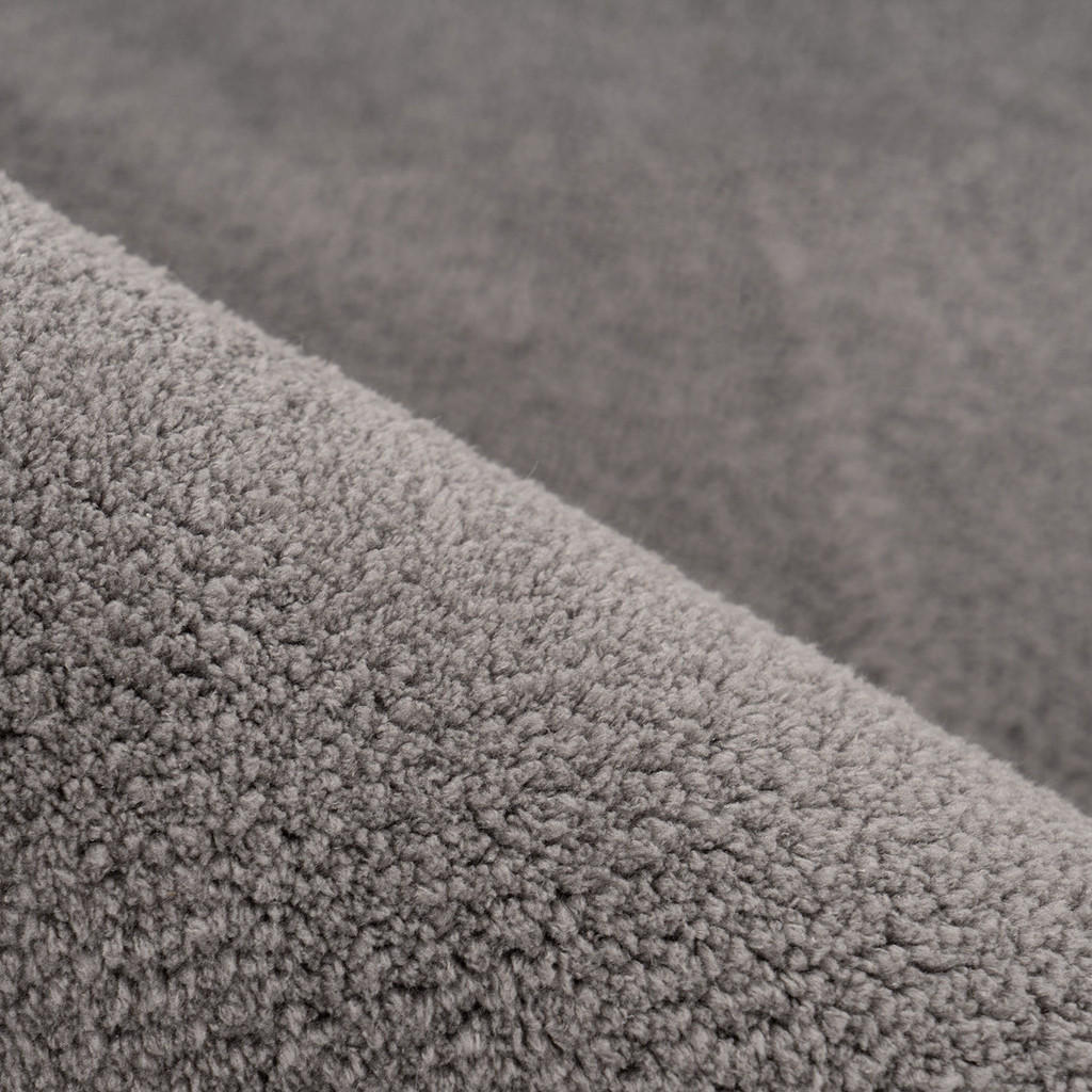 Thumbnail - carpet city Kurzflor-Teppich, Anthrazit, Textil, Uni, Rechteckig, 120x160 cm, Oeko-Tex® Standard 100, waschbar, Teppiche...