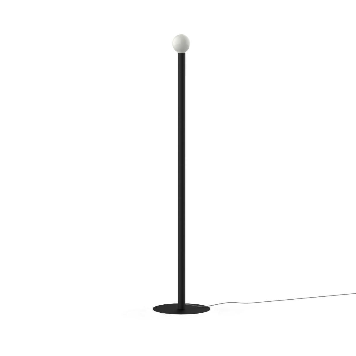 STEHLEUCHTE - Schwarz, Metall (40/40/165cm) - Lumicom