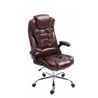 CHEFSESSEL Lederlook bordeauxrot - Chromfarben/Bordeaux, Textil/Metall (69.5/113/78cm) - CLP