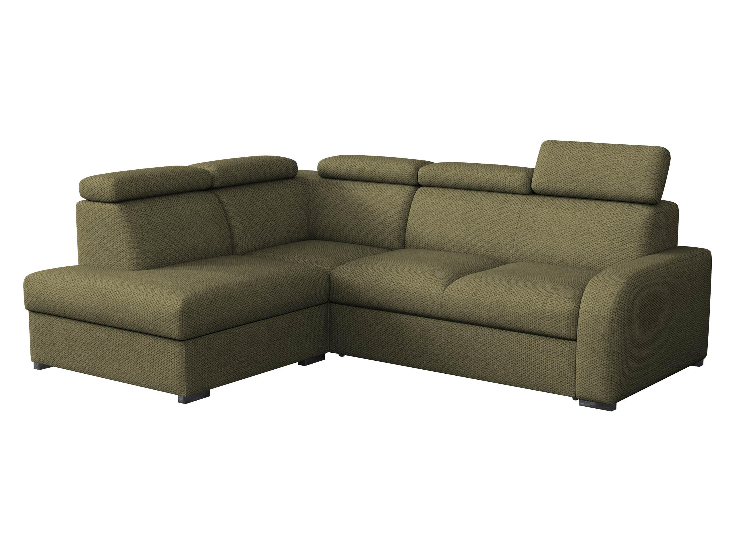 ECKSOFA Oslo 2rRLXp, Seite: Links LXP+R+2R - Silberfarben/Grün, Holz/Textil (250/200cm) - MIRJAN24
