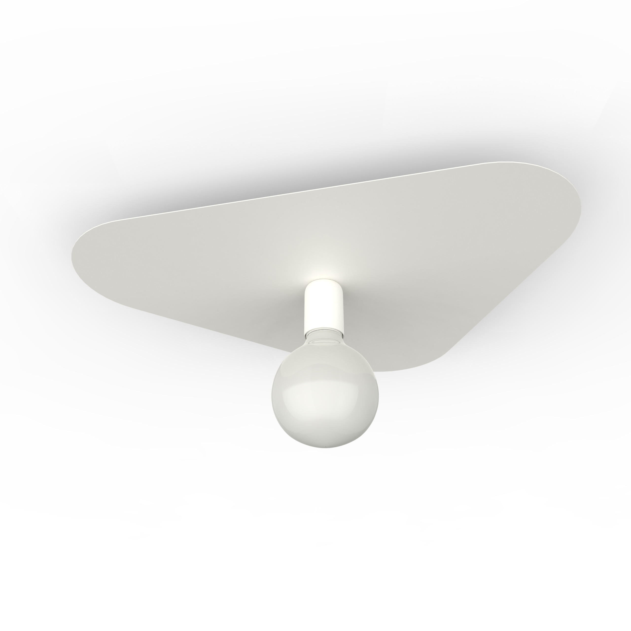Lumicom Deckenleuchte Weiß 50x10x42 cm