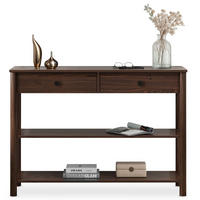 KONSOLENTISCH APOANA - Nussbaumfarben, Holz (36/110/78cm) - IDIMEX