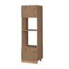 MIKROWELLENSCHRANK R-Line Artisan-Eiche 60 cm - Honigeiche/Eiche Wotan, Holzwerkstoff (60/206.8/57.2cm) - Vicco