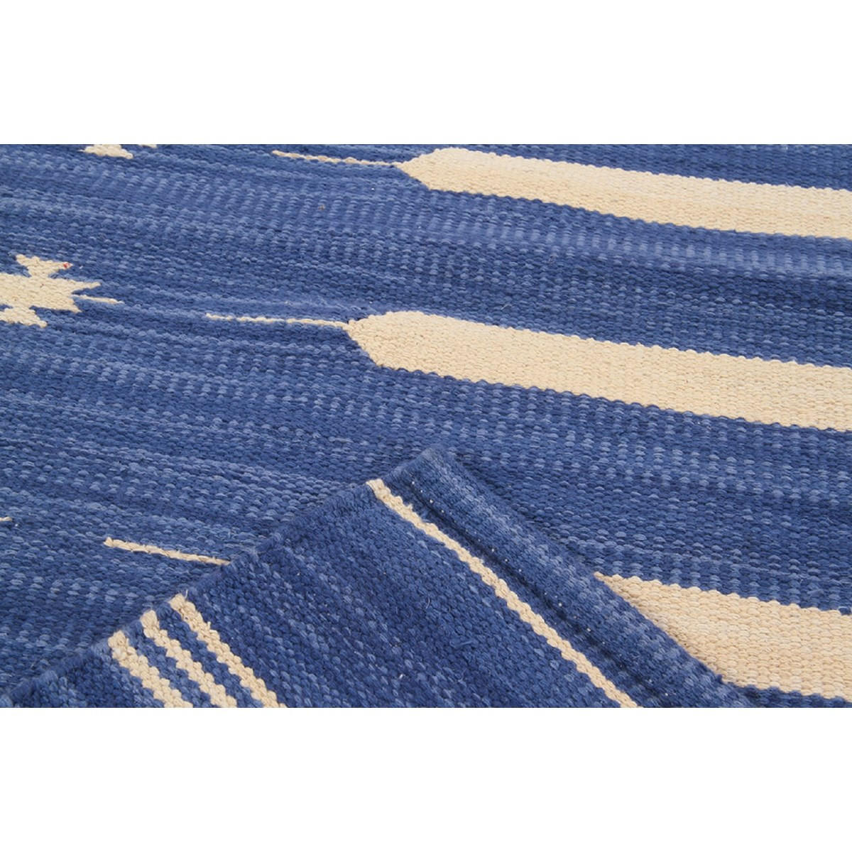 TEPPICH Moderner für Wohn- und Schlafzimmer PATIO Blau 140 x 200 cm - Blau, Naturmaterialien (140/200cm) - Novatrend