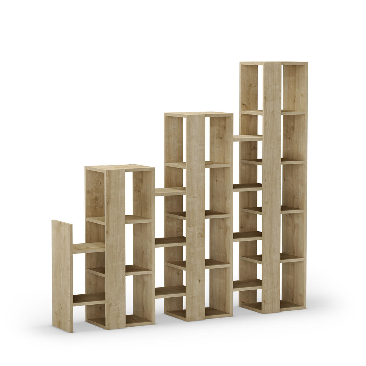 REGAL Trenner Anissa - H151 cm - Eichefarben, Holzwerkstoff (29/151/158cm) - Calicosy