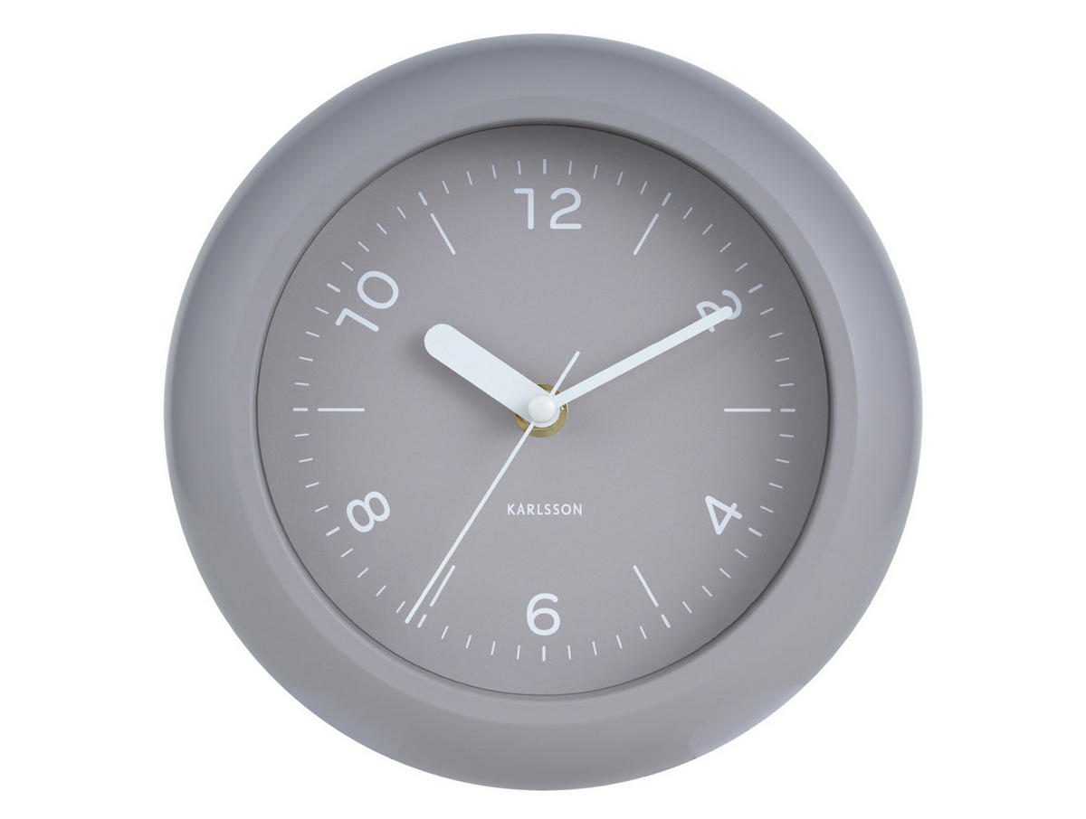 WANDUHR Slope Ø20 cm - Grau, Kunststoff (20/6.7/20cm) - Karlsson
