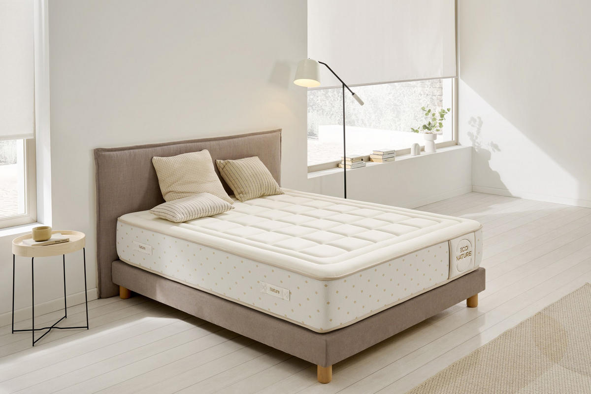 MATRATZE Eco Nature Memory Foam - 80X190 cm - Beige, Textil (80/190cm) - Moonia
