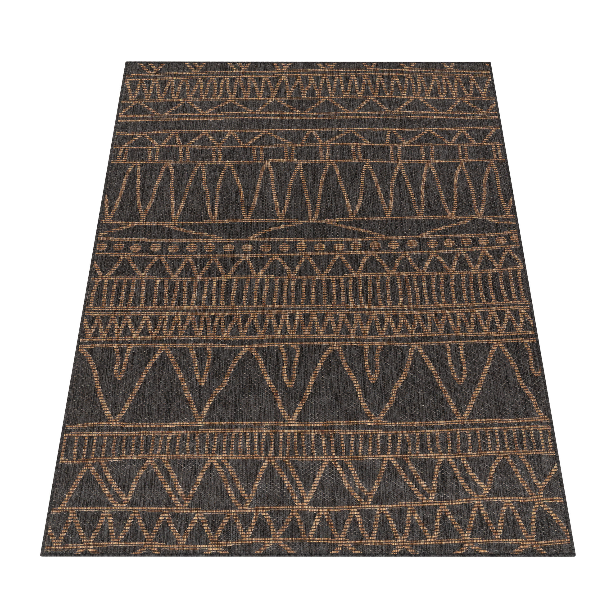 OUTDOORTEPPICH 160/220 cm Illusion 321 - Naturfarben, Textil (160/220cm) - Paco Home