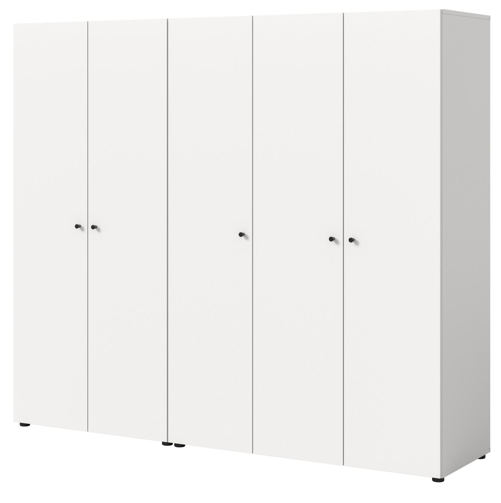 Inn.Furn Kleiderschrank Weiß 200x176x51 cm