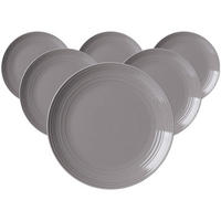 SPEISETELLER Levi Grau ø 27 cm 6er Set - Grau, Keramik (27cm) - Ritzenhoff Breker